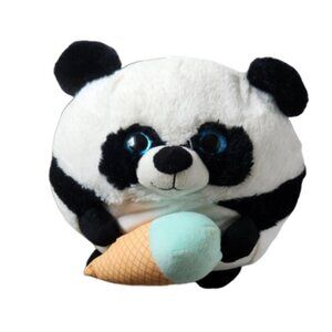 HUG ME - Adorable Panda With Ice Cream Cone Plush